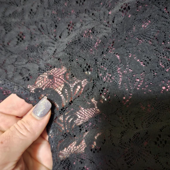 VINTAGE BLACK SLIP Size Unknown - Picture 9 of 9